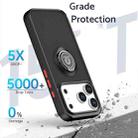 For iPhone 17 Pro Q Shadow 1 Series TPU + PC Phone Case with Ring(Dark Green) - 2