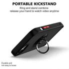 For iPhone 16e Q Shadow 1 Series TPU + PC Phone Case with Ring(Black+Red) - 3