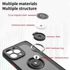 For iPhone 15 Pro Max Q Shadow 1 Series TPU + PC Phone Case with Ring(Black+Red) - 2