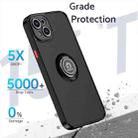 For iPhone 15 Plus Q Shadow 1 Series TPU + PC Phone Case with Ring(Dark Green) - 2