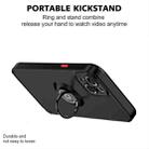 For iPhone 15 Plus Q Shadow 1 Series TPU + PC Phone Case with Ring(Dark Green) - 3