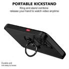 For iPhone 15 Q Shadow 1 Series TPU + PC Phone Case with Ring(Black+Black) - 3