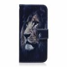 For Samsung Galaxy M35 Coloured Drawing Flip Leather Phone Case(Lion) - 2