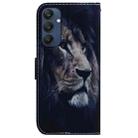 For Samsung Galaxy M35 Coloured Drawing Flip Leather Phone Case(Lion) - 3
