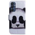 For Samsung Galaxy M35 Coloured Drawing Flip Leather Phone Case(Panda) - 3