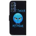 For Samsung Galaxy M35 Coloured Drawing Flip Leather Phone Case(Anger) - 3