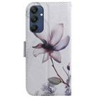 For Samsung Galaxy M35 Coloured Drawing Flip Leather Phone Case(Magnolia) - 3