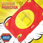 For iPad Air 11 2024 Spider Hand Grip Turntable Stand Tablet Case(Yellow Red) - 3