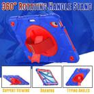 For iPad Air 11 2024 Spider Hand Grip Turntable Stand Tablet Case(Red Blue) - 2