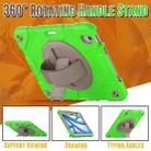 For iPad Air 11 2024 Spider Hand Grip Turntable Stand Tablet Case(Coffee Green) - 2