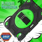 For iPad Air 11 2024 Spider Hand Grip Turntable Stand Tablet Case(Black Green) - 3