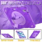 For iPad Air 11 2024 Spider Hand Grip Turntable Stand Tablet Case(Purple) - 2