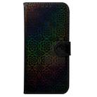 For Samsung Galaxy M35 Colorful Magnetic Buckle Leather Phone Case(Black) - 2