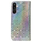 For Samsung Galaxy M16 5G / F16 5G / M36 5G Colorful Magnetic Buckle Leather Phone Case(Silver) - 3
