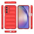 For Samsung Galaxy M35 Magic Shield TPU + Flannel Phone Case(Red) - 3