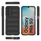 For Samsung Galaxy M16 5G Magic Shield TPU + Flannel Phone Case(Black) - 3