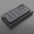 For Samsung Galaxy M16 5G Magic Shield TPU + Flannel Phone Case(Dark Grey) - 2