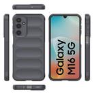 For Samsung Galaxy M16 5G Magic Shield TPU + Flannel Phone Case(Dark Grey) - 3