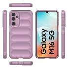 For Samsung Galaxy M16 5G Magic Shield TPU + Flannel Phone Case(Purple) - 3
