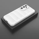 For Samsung Galaxy M16 5G Magic Shield TPU + Flannel Phone Case(White) - 2