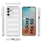 For Samsung Galaxy M16 5G Magic Shield TPU + Flannel Phone Case(White) - 3