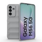 For Samsung Galaxy M56 5G Magic Shield TPU + Flannel Phone Case(Grey) - 1