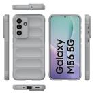 For Samsung Galaxy M56 5G Magic Shield TPU + Flannel Phone Case(Grey) - 3