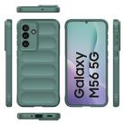 For Samsung Galaxy M56 5G Magic Shield TPU + Flannel Phone Case(Dark Green) - 3