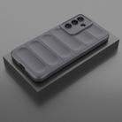 For Samsung Galaxy M56 5G Magic Shield TPU + Flannel Phone Case(Dark Grey) - 2