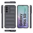 For Samsung Galaxy M56 5G Magic Shield TPU + Flannel Phone Case(Dark Grey) - 3