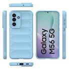 For Samsung Galaxy M56 5G Magic Shield TPU + Flannel Phone Case(Light Blue) - 3
