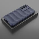 For Samsung Galaxy M56 5G Magic Shield TPU + Flannel Phone Case(Dark Blue) - 2