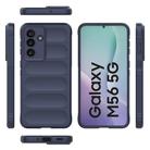 For Samsung Galaxy M56 5G Magic Shield TPU + Flannel Phone Case(Dark Blue) - 3