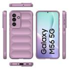 For Samsung Galaxy M56 5G Magic Shield TPU + Flannel Phone Case(Purple) - 3