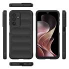 For Samsung Galaxy M36 5G India Magic Shield TPU + Flannel Phone Case(Black) - 3