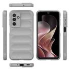 For Samsung Galaxy M36 5G India Magic Shield TPU + Flannel Phone Case(Grey) - 3