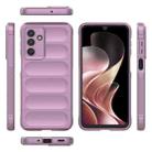 For Samsung Galaxy M36 5G India Magic Shield TPU + Flannel Phone Case(Purple) - 3