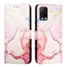 For BLU View 5 Pro PT003 Marble Pattern Flip Leather Phone Case(Rose Gold) - 2