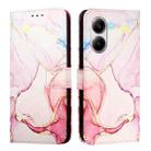 For Redmi Turbo 4 PT003 Marble Pattern Flip Leather Phone Case(Rose Gold) - 3