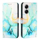 For Redmi Turbo 4 PT003 Marble Pattern Flip Leather Phone Case(Green) - 3