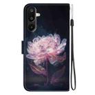 For Samsung Galaxy M16 5G / F16 5G / M36 5G Crystal Texture Colored Drawing Leather Phone Case(Purple Peony) - 3