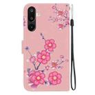 For Samsung Galaxy M16 5G / F16 5G / M36 5G Crystal Texture Colored Drawing Leather Phone Case(Cherry Blossoms) - 3