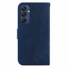 For Samsung Galaxy M35 Little Tiger Embossed Leather Phone Case(Dark Blue) - 3