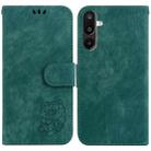 For Samsung Galaxy M16 5G / F16 5G / M36 5G Little Tiger Embossed Leather Phone Case(Green) - 1