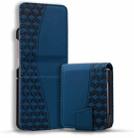 For Samsung Galaxy Z Flip5 Diamond Buckle Leather Phone Case with Lanyard(Royal Blue) - 1