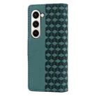 For Samsung Galaxy Z Fold6 Diamond Buckle Leather Phone Case with Lanyard(Green) - 3