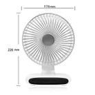 N702 Smart Digital Display Desktop Oscillating Fan(White) - 2