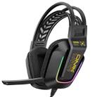 ONIKUMA X13 RGB Colorful Lighting Wired Gaming Headset with Microphone, Length:2.2m(Black) - 1