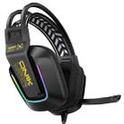 ONIKUMA X13 RGB Colorful Lighting Wired Gaming Headset with Microphone, Length:2.2m(Black) - 2