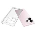 For Redmi Note 14 5G Shockproof Non-slip Thickening TPU Phone Case(Transparent) - 3